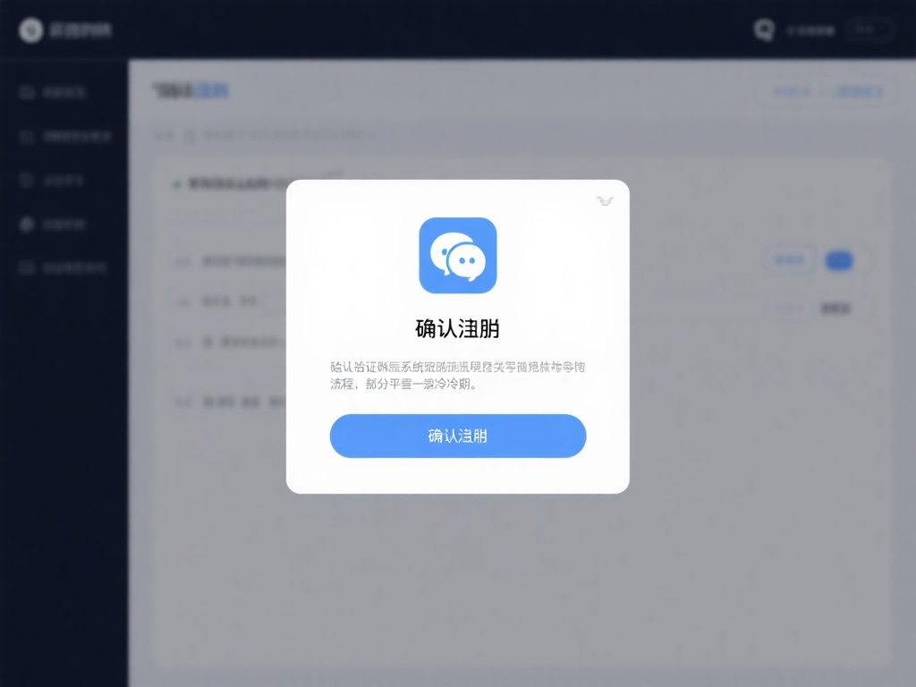 确认注销：完成验证后，系统会再次询问是否确定注销，