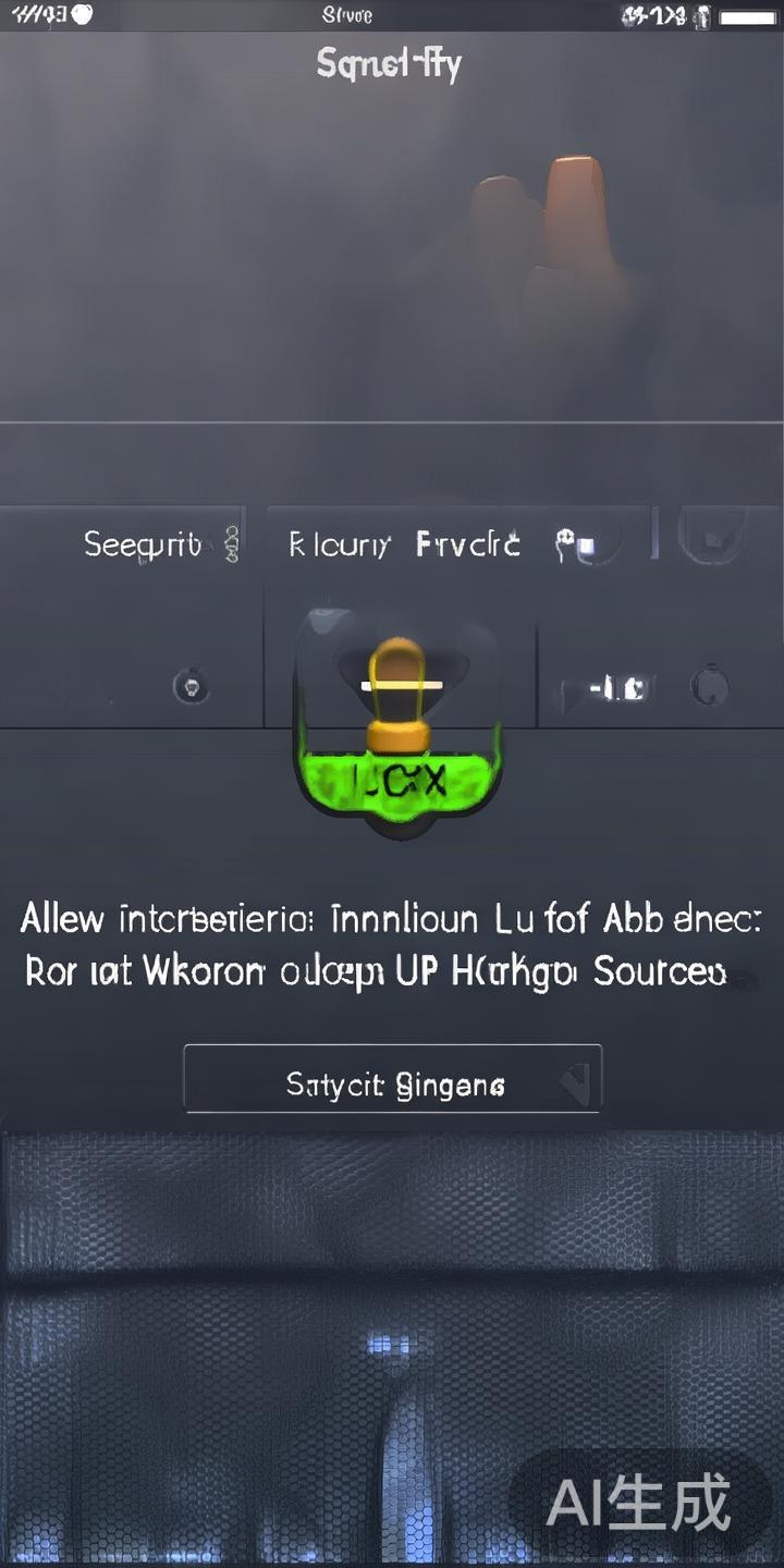 在手机“设置”中找到“安全”或“隐私”选项，开启“